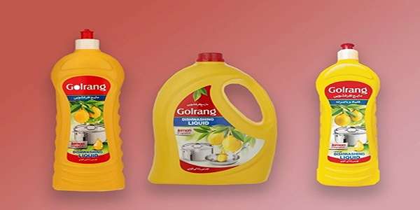 مایع ظرفشویی 4 لیتری گلرنگ ظرفیت بزرگ آشپزخانه